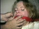 30 Yr OLD SINGLE MOM, BALL-GAGGED, PANTY STUFFED & F0RCED TO SMELL HER STINKY HEEL (D31-4)