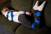 Sweet in White Socks and Blue Tape