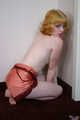 Kinky Florida Amateur Redhead Teen Barbie In A Orange Nighty