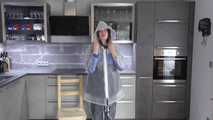 Miss J in two layers raingear (bonus video)