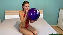 Blow2Pop purple TT17 *Happy Birthday* in red lingerie