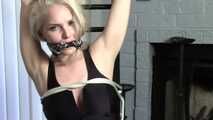Liz Ashley - Chair Tied and Cleave Gagged - 2