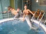 [From archive] Dana & Jenya - two mermaids in the pool (BTS)