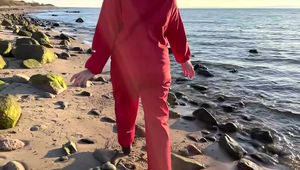 Red Rukka rainsuit