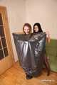 [From archive] Marvita & Chantelle - Marvita packs Chantelle in trash bags