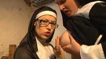 Lesbische Nonnen in der Bußekammer