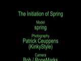 The initiation of spring - video