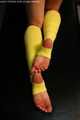 Toeless Heelless Yellow Tights