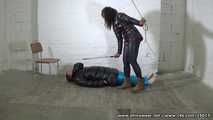 Dama Cesara - Boot worship, hard whipping and trampling