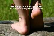 Moraly barefoot outdoor