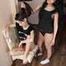 Lucky & La Pulya & Xenia - Trash bag fashion show with three girl hogtied (BTS)