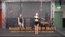 BoundCon XVI - Custom Photo Shooting 08 - JJ Plush & Mario vs. Rachel Adams & Muriel LaRoja - Part 1
