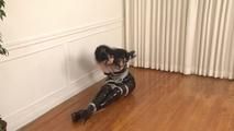 Boots and Shiny PVC in Bondage - Mary Jane Green