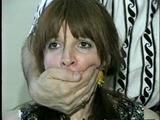 42 Yr OLD TIED WITH STINKY PANTYHOSE & BALL-GAGGED (D17-7)