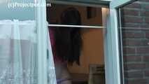078106 Naughty Rachel Evans Pees Out Her Window