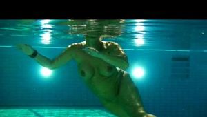 Nude in the public-pool -7-