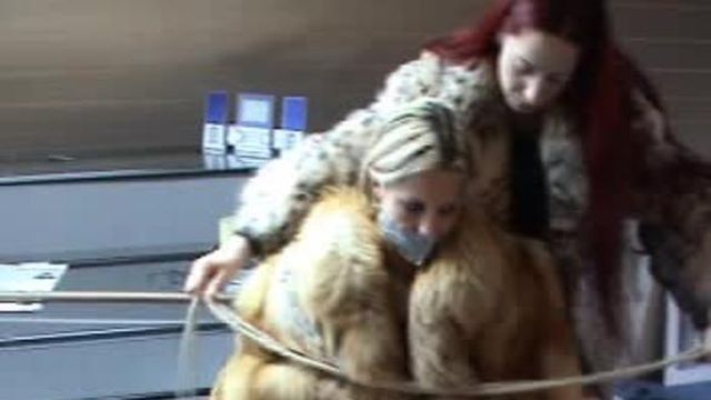 AB-097 Bondage in fur coats - Part 4