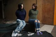 Anija v Katie in Attic Hogtie