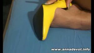 My yellow heels  