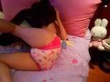  Princess diaper and my teddy bear