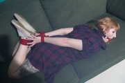 Sweet Cheeks in Preppy Hogtie (WARNING. THERE IS A QUALITY ISSUE WITH THE FOOTAGE, CHECK PREVIEW)