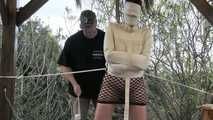 Outdoor with straitjacket