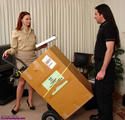 Flirty Delivery Girl is Bound - Claire Adams