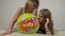 300 Steffi and Melly and their favorite beachball 