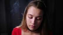 Ksenia is smoking two different cigarretes in this video