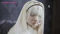 Xiaomeng White Latex Nun in CO2 Hell