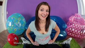 82 Do you want to blow up a beachball with me? POV!
