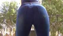 pissing in the jeans