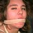 NUDE, ACE BANDAGE GAGGED, TIT-TIED, CROTCH-ROPED, TOE-TIED DIAMOND (D23-14)