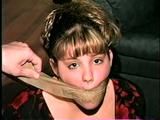18 YR OLD BABYSITTER DUCT TAPE & WRAP TAPED GAGGED & BALL-TIED (D30-3)