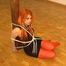 Nina A - Tied up in the office