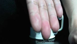 Nail Tapping on a metal cup