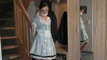 French Maid Amira get bound and gagged