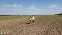 Lesbian play at the cornfield! [GER]