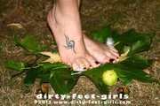 Moraly barefoot outdoor