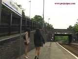 029005 Robyn Pees On Wombwell Station Platform