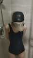 Xiaomeng in Rebreathing Hood in Shower