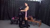 Sexually used rubber slave