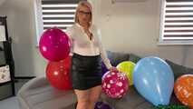 miss Tatjana pops your balloons while Blow2Pop a magenta TT17