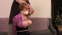 The Lost Bet Part 2 - Secretary Lorelei is StuffGagged and Groped