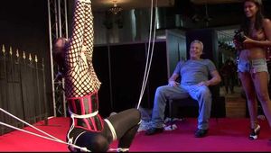 Yvette Files - the Queen of Escapes - The ultimate Lew Rubens Predicament Bondage Challenge Live from VENUS Fair