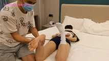 Xiaomeng Hogtied, Bagged, Whipped and Tickled