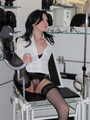 Mistress Nycky in the clinic room