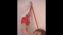 Alice Lee - Short-haired redhead's arousing experience with red rope (video)