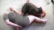 1097 Amber and Roxie in Face to Feet hogtie