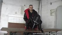 Ewa and Stavros - Downjacket blowjob